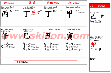 BaZi Four Pillars of Destiny – Personality, wealth, career